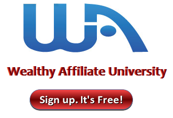 Wealthy Affiliate sign up button