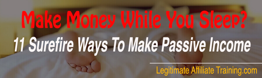 Ways make passive income