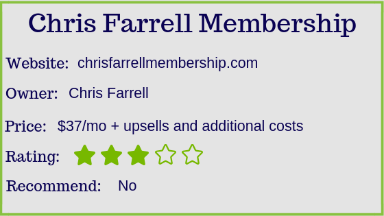 my chris farrell membership ratings