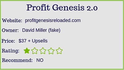 profit genesis reloaded rating