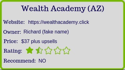 the wealth academy review rating