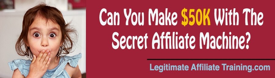 What is The secret affiliate machine. my honest review