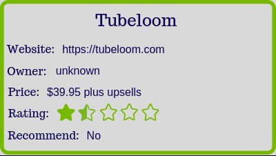 the Tubeloom review (rating)