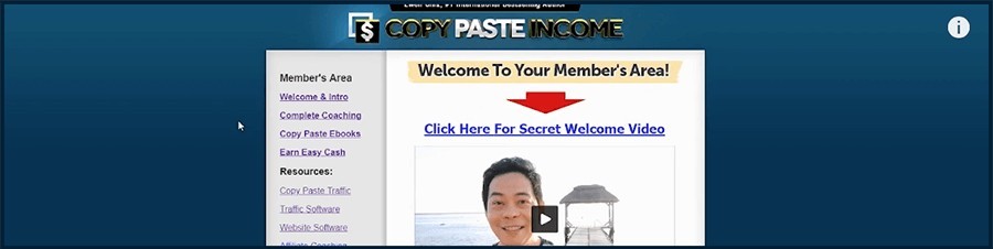 what is copy paste income about