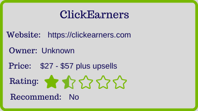 the click earners review rating