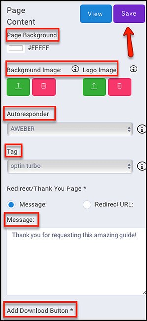integrate the funnels with your autoresponder